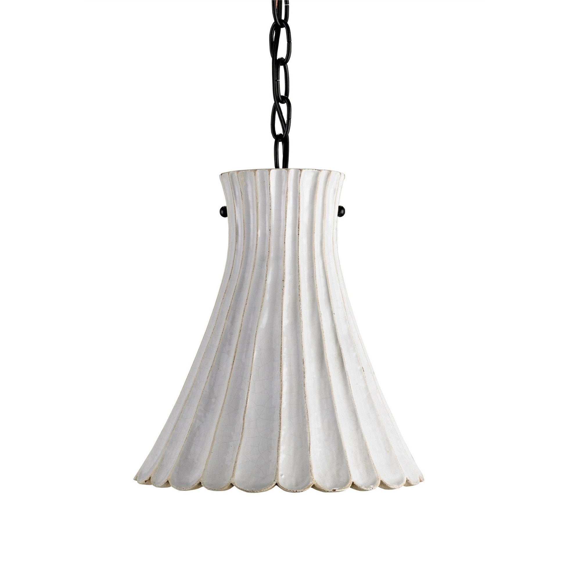 Trumpet Pendant. Front view.