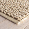 Veranda Natural Indoor/Outdoor Rug corner detail. Close-up detail view. 