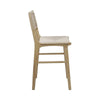 Munro Counter Stool Cerused Oak. Right side view.