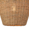 Georgian Pendant bottom shade Natural. Detail view.