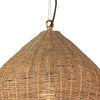 Georgian Pendant top shade Natural. Detail view.