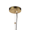 Georgian Pendant mounting detail. Detail view.